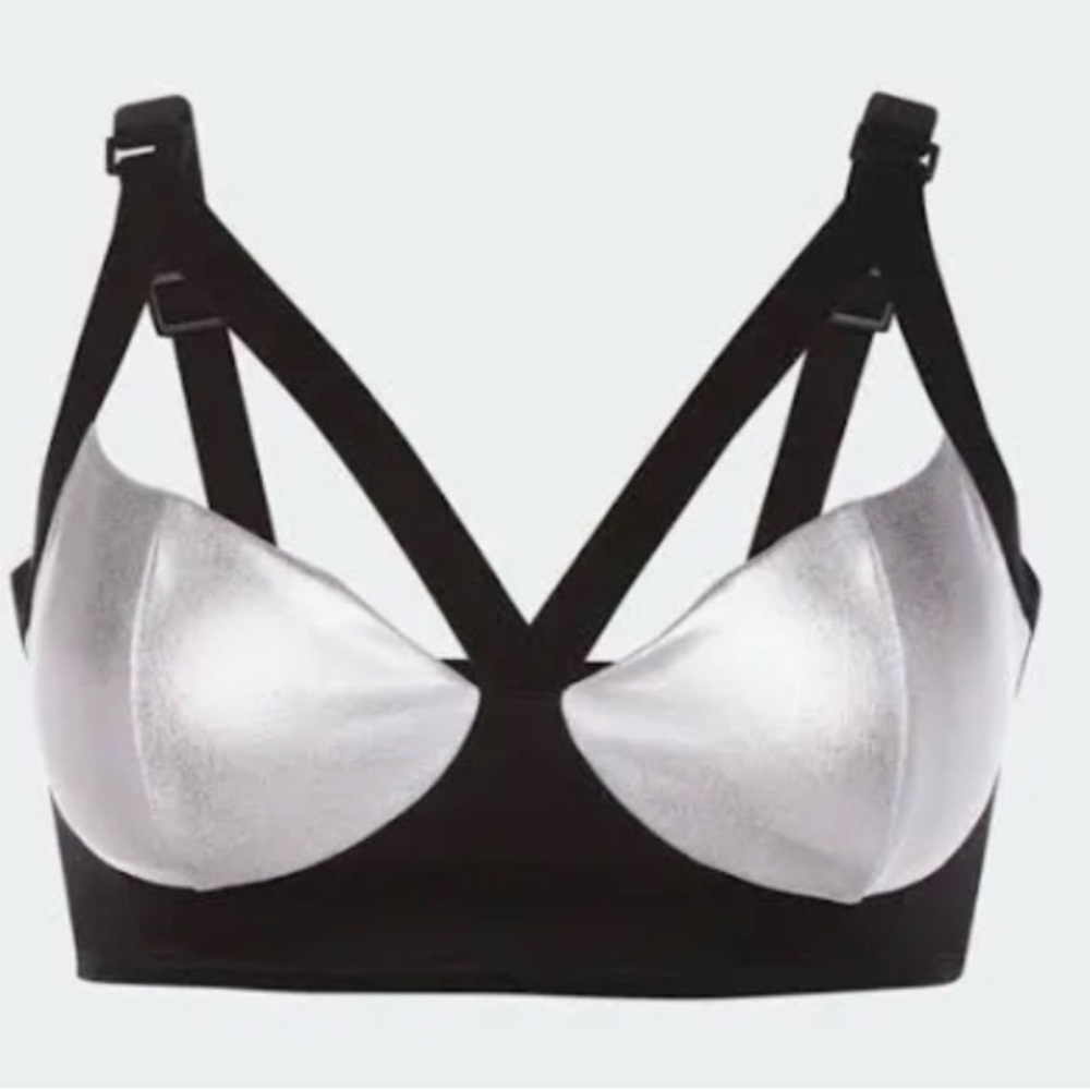 SECNDNTURE Jordyn Woods Criscross Bralette Top